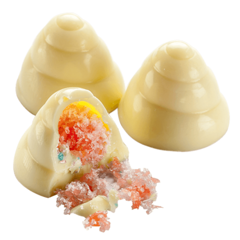 WHITE CHOC POP ROCKS (Box of 6, 9, 12 or 18)